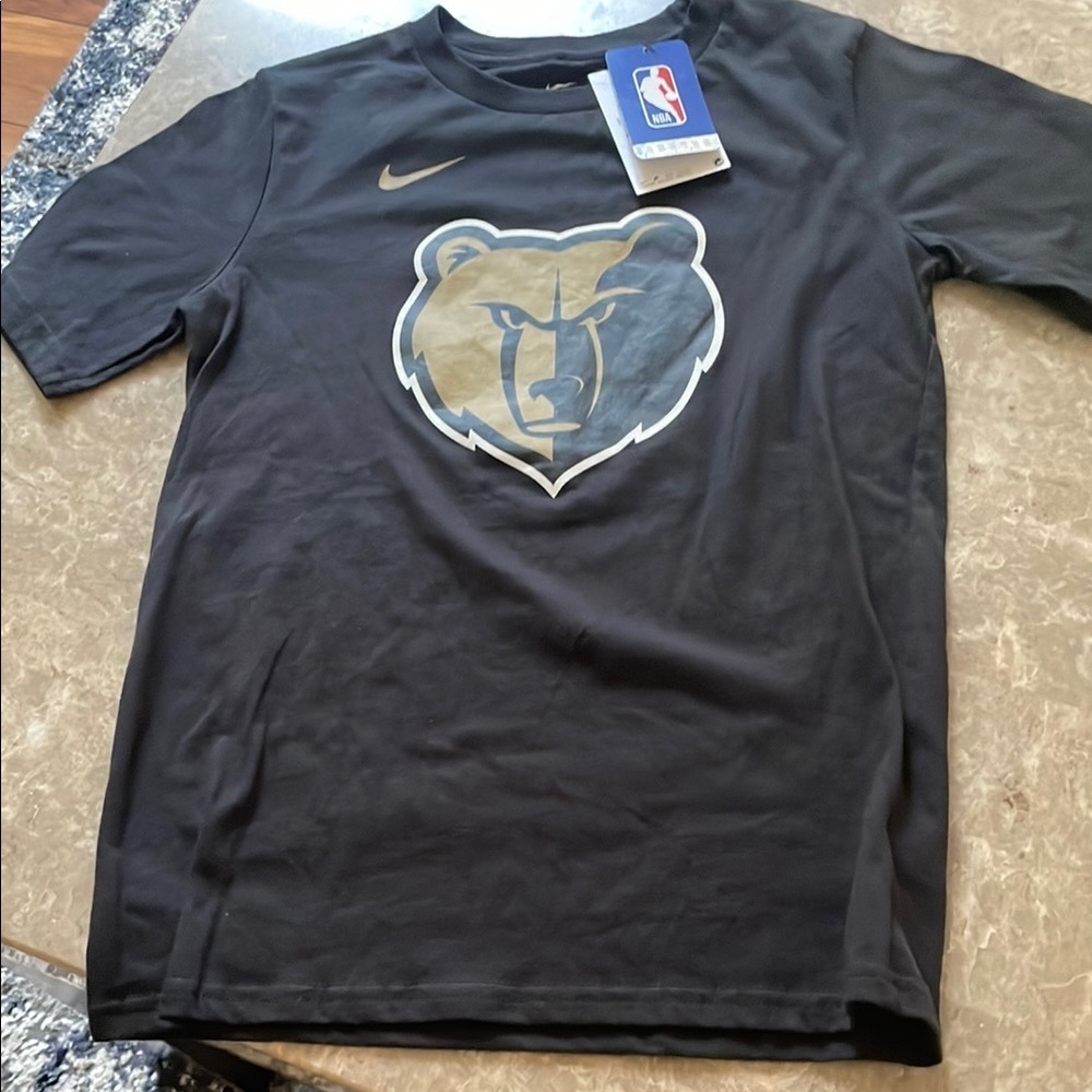 Nike Kids Black NBA Team Logo T-Shirt